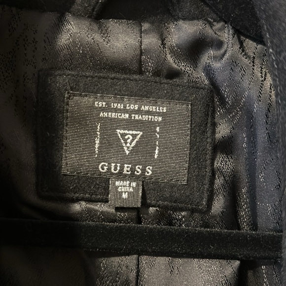 Belted wool blend coat - Picture 2 of 6